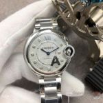 V6 Factory Cartier Ballon Bleu De 33mm Replica Watch Stainless Steel